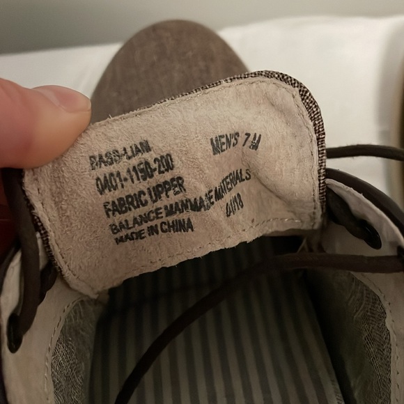 BASS mens brown dress shoes - Picture 5 of 5